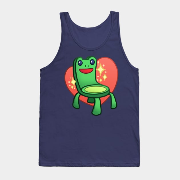 Froggy Chair Tank Top by ChristaDoodles